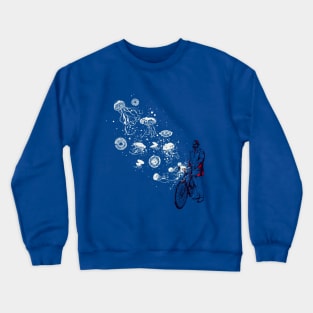 Journey in Blue Crewneck Sweatshirt